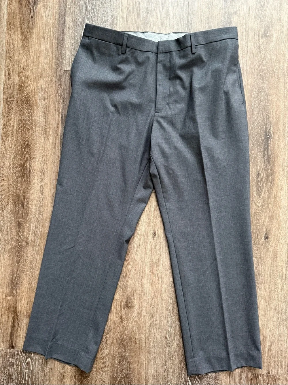 Banana Republic Men’s Gray Wool Blend Classic Fit Dress Pants 36x30 NWT